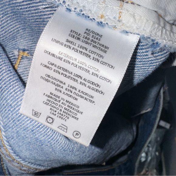 Re/Done 70s High Rise Shorts Size 31 - Picture 3 of 7